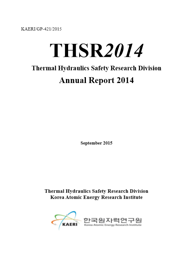 Thermal hydraulics safety research division annual report 2014