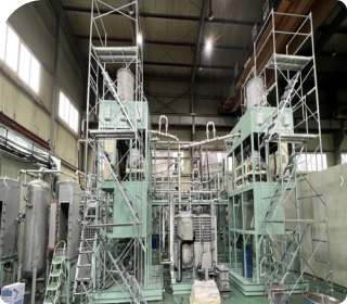 중수로 폐수지 상용규모(100kg/batch) 처리 공정 장치